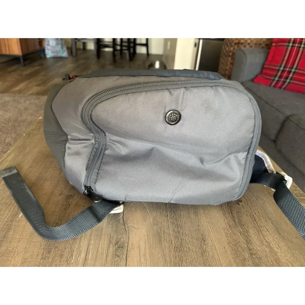 Babolat Evo Court Backpack Grey & Navy Blue Tennis Racket Bag EUC